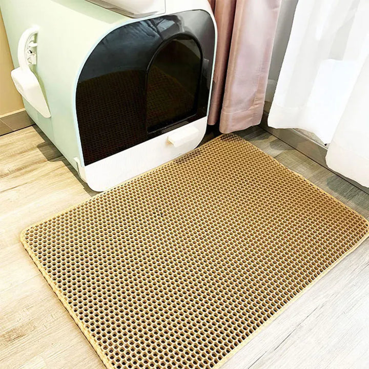 CleanPaws Dual-Layer Waterproof Cat Litter Mat