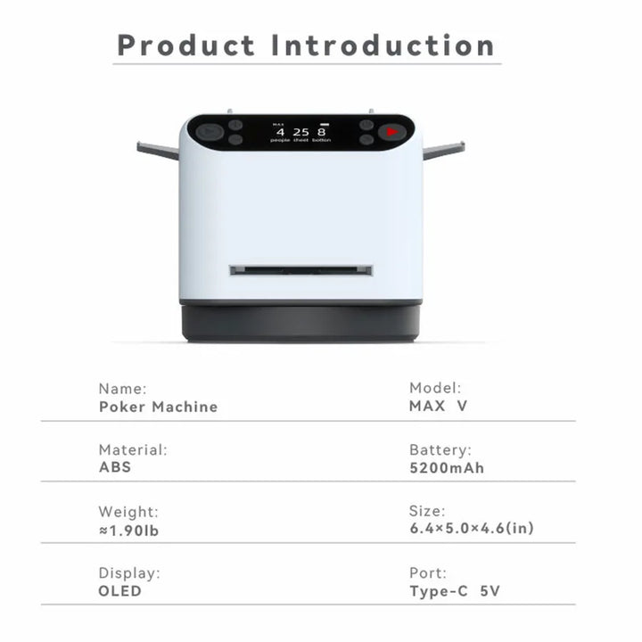 ShuffleMaster Pro - Automatic Card Shuffling and Dealing Machine