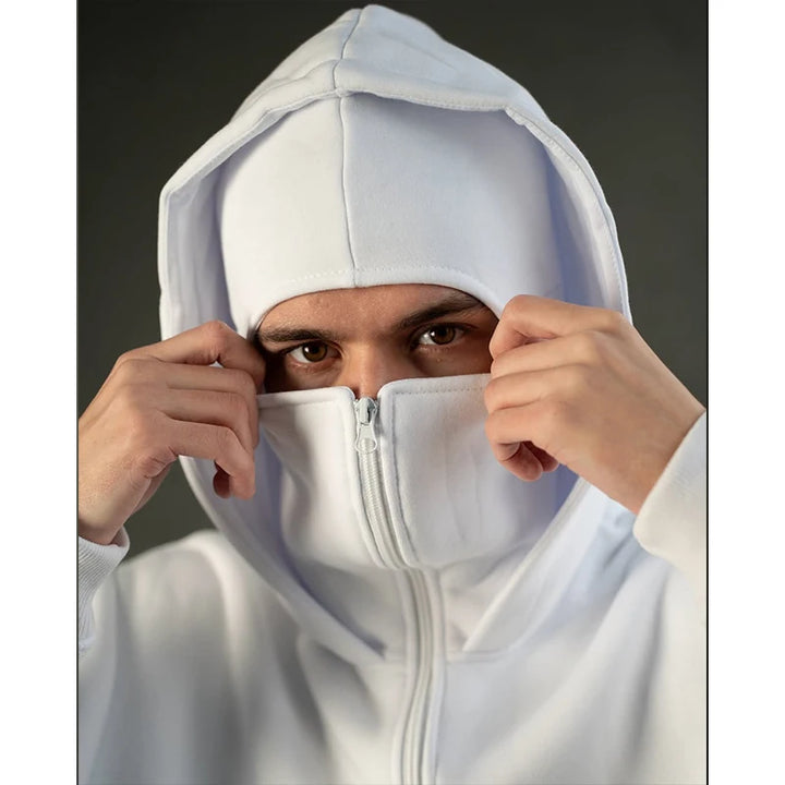 Jacket with Balaclava and Hat, ideal for cold weather, thick fabric